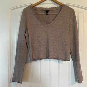 Wild Fable  Long Sleeve Crop Top Size XXL